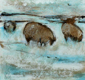 Title: Winter Sheep