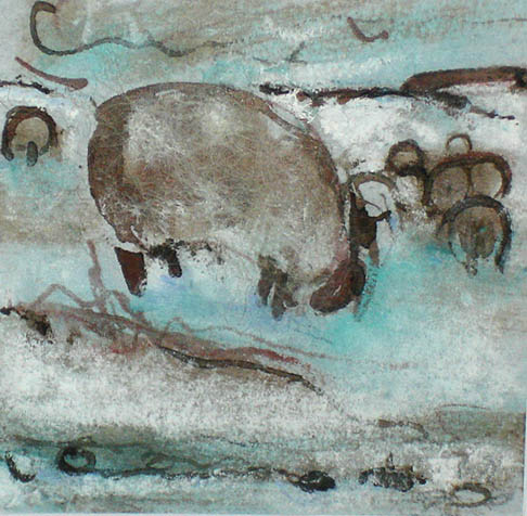 Winter Sheep